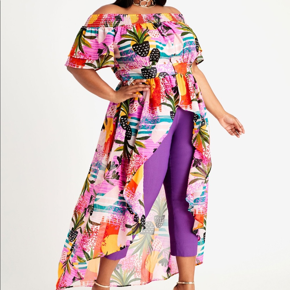 NWT hi lo duster from Ashley Stewart